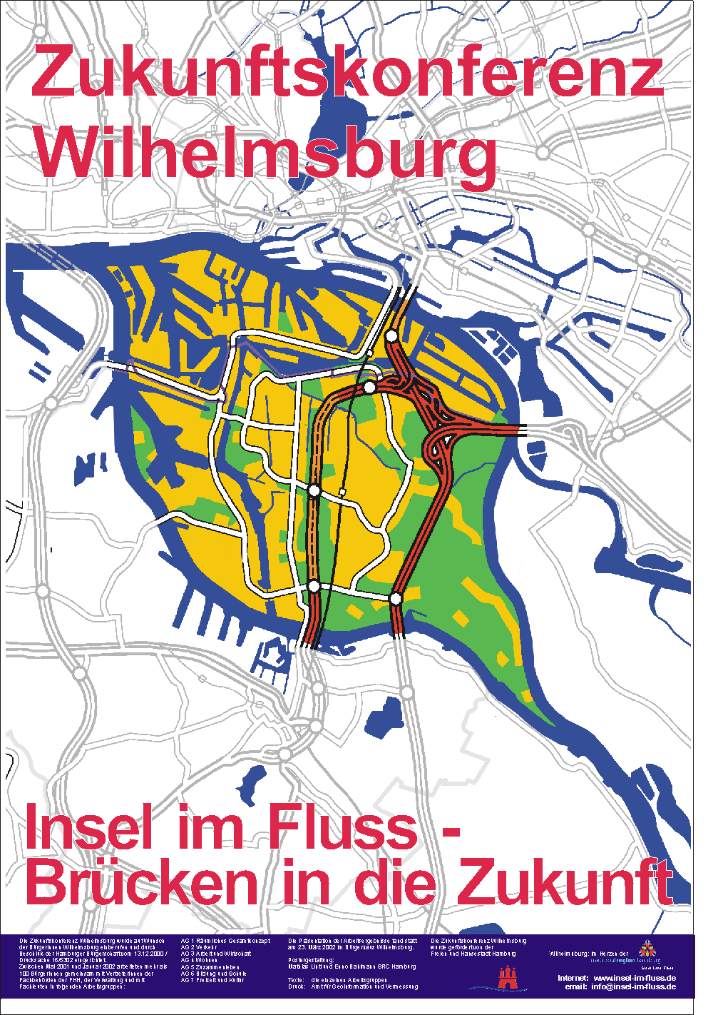 Zukunftskonferenz_Wilhelmsburg_2001_2002_Posterpräsentation