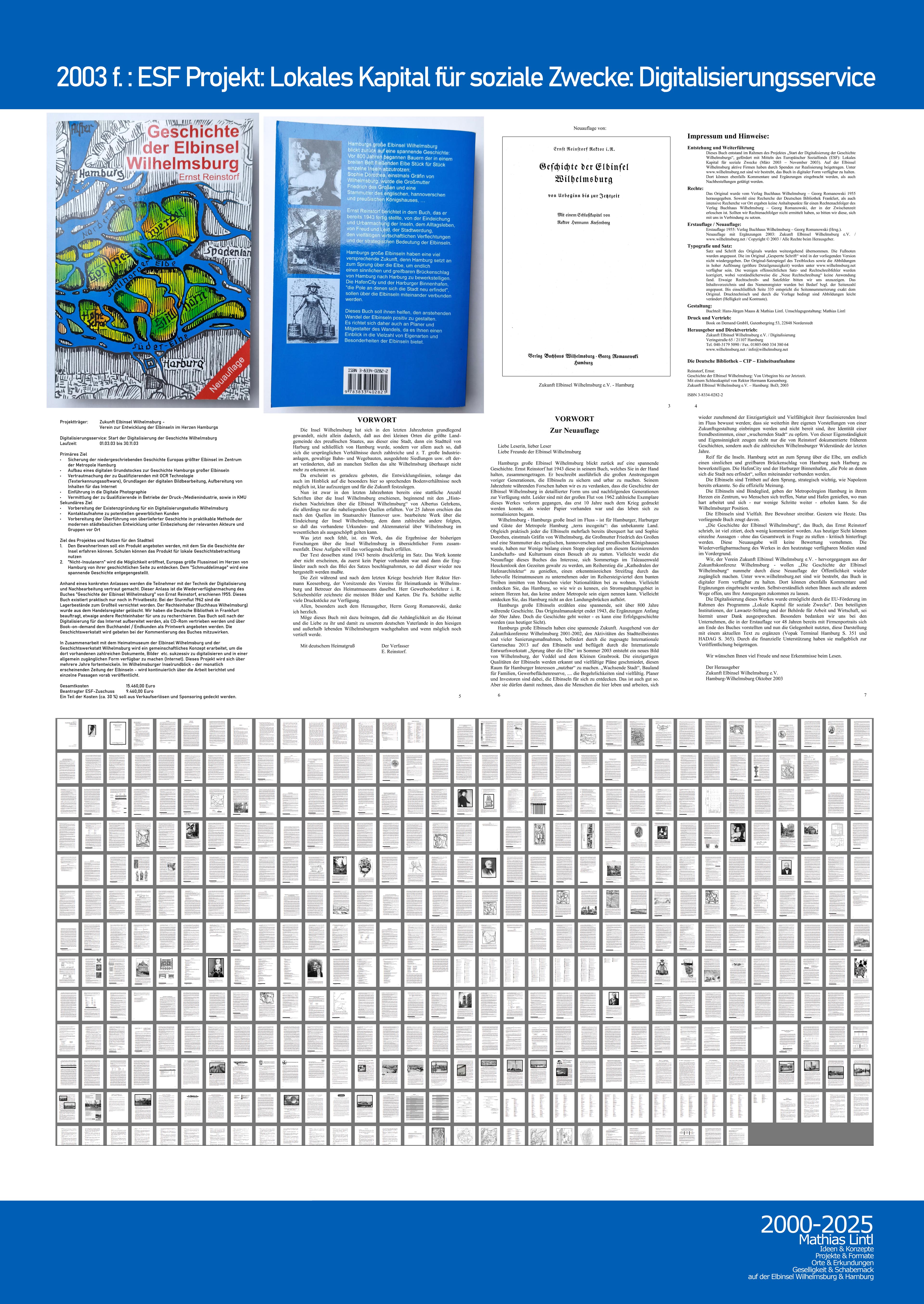 2000_2025 Mathias Lintl. Das Mittelwerk. 2003 : ESF Projekt. Lokales Kapital für Soziale Zwecke. Digitalisierung
