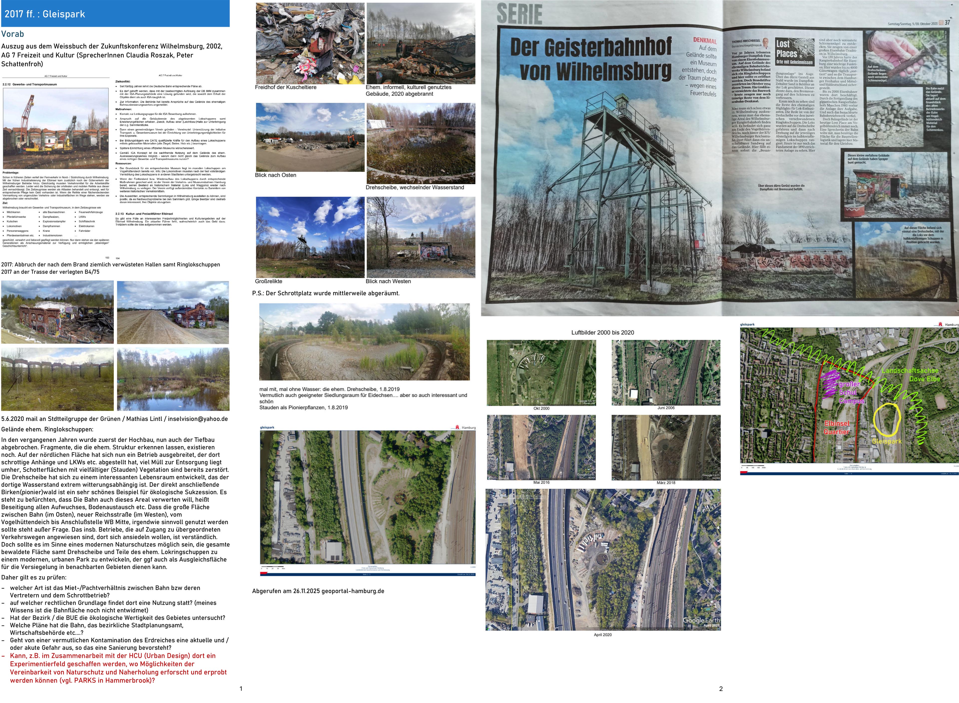 2000_2025 Mathias Lintl. Das Mittelwerk. 2017 : Gleispark. Ein “lost place” mit Potential.