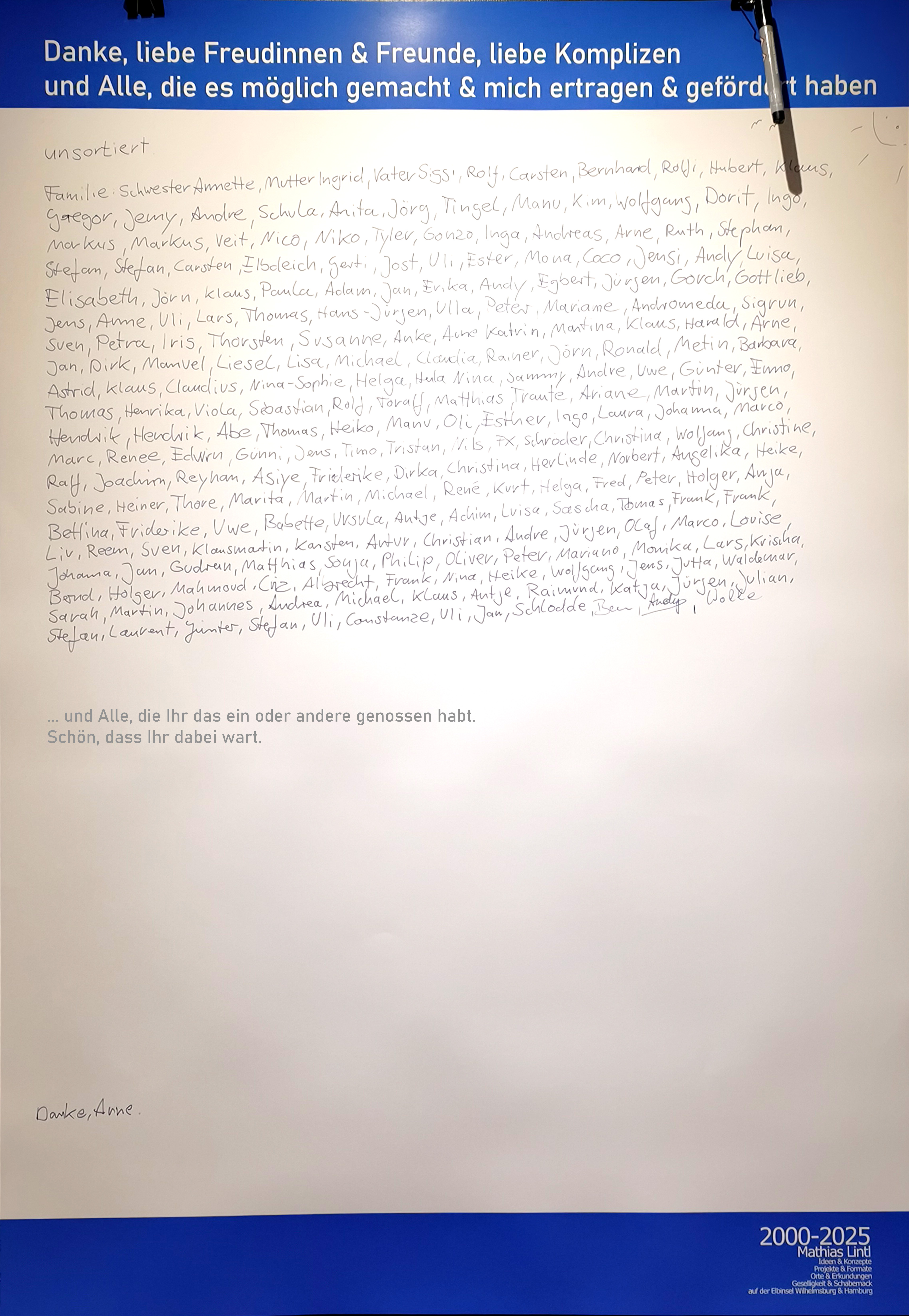 2000_2025 Mathias Lintl. Das Mittelwerk. DANKE